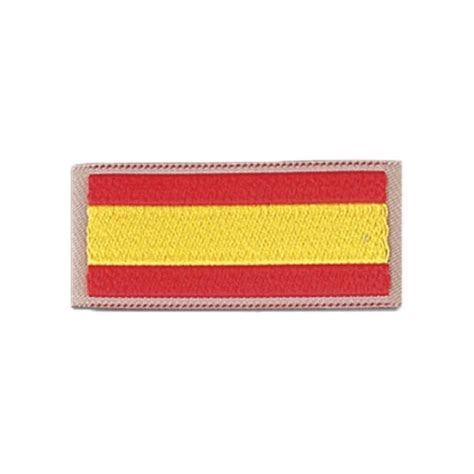 Parche bandera de España hombro velcro arido