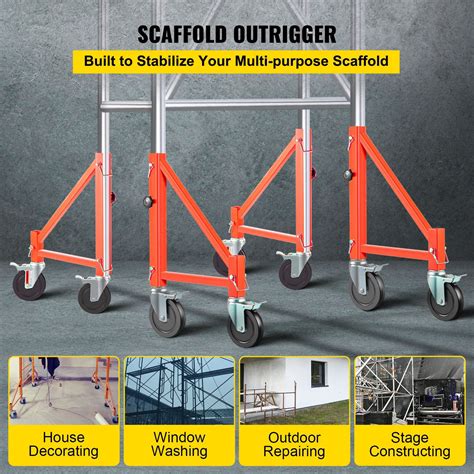 Vevor Scaffold Outrigger Outrigger Set X Pcs W Locking Pin