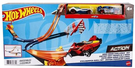 HOT WHEELS Zestaw Podwójny Zjazd Tor Autka Outlet 13369230643 Allegro pl