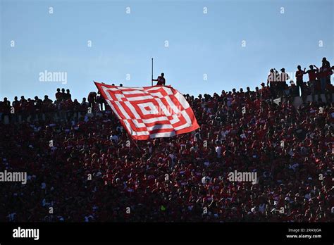 CASABLANCA MOROCCO JUNE 11 Funs Of Wydad AC During The CAF