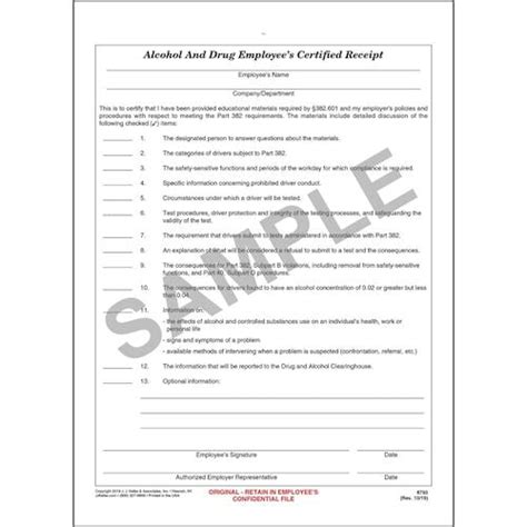 Fmcsa Drug And Alcohol Policy Template TUTORE ORG Master Of Documents