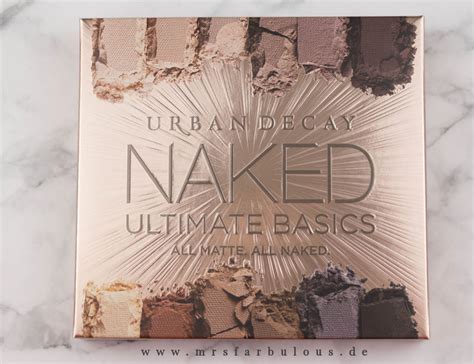 Urban Decay Naked Ultimate Basics Lidschattenpalette Tragebilder