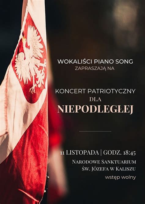 Calisia Pl Wokali Ci Piano Song Za Piewaj Dla Niepodleg Ej