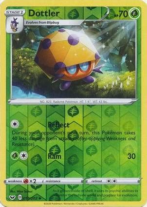 Dottler 018 202 Sword Shield Pokemon Card Poke Card Values