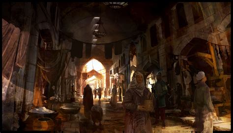 Assassinscreeddamascussouk 3057×1744 Assassins Creed Art Game Concept Art Concept Art