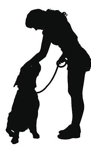 Dog Training Silhouette at GetDrawings | Free download