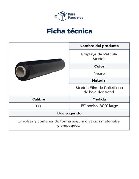 Rollos de Plástico Negro Cal 60 Para Paquetes