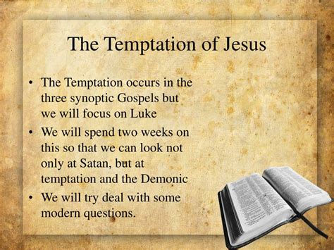 Temptations Of Jesus Scriptures