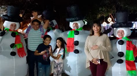 Disfrutan familias de Villa Navideña en el parque recreativo Joyyo Mayu