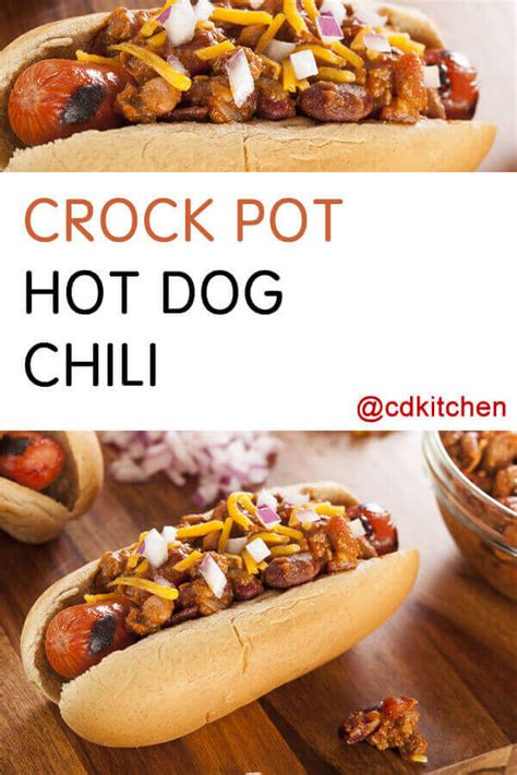 Crock Pot Hot Dog Chili Recipe From