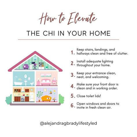 The Chi In Your Home Info Sheet With Instructions For How To Clean And