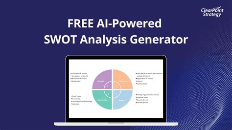 FREE AI-Powered SWOT Analysis Generator | ClearPoint Strategy