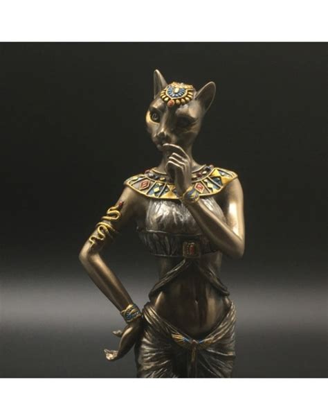 Egyptische Godin Bastet Met Panter Veronese Design Boutique Trukado