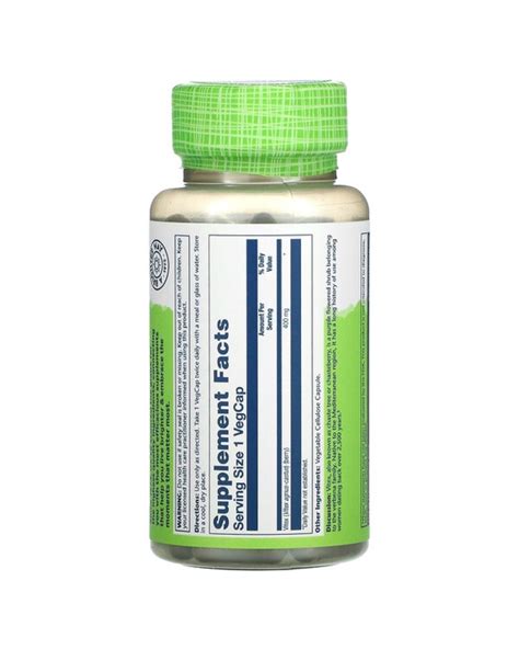 Solaray Vitex 400 Mg 100 Capsules مكمل غذائي لدعم صحة المرأة