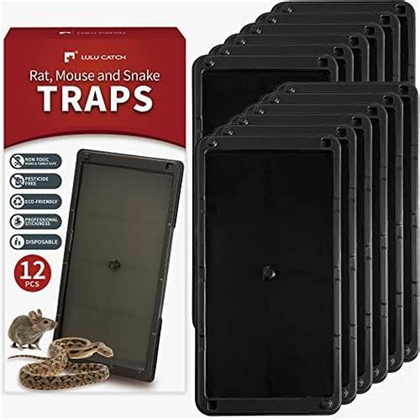 12 Pack Extra Large Glue Traps For Mice And Rats Heavy Duty Rat Glue Traps Super