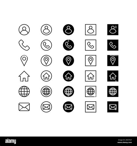 Collection Of Connect Icons Contact Us Icon Set Contact And