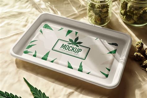 Rolling Tray Pattern Mockup Premium Ai Generated Psd
