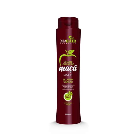 Leave in Vinagre de Maçã Mahair 200ml Shopee Brasil