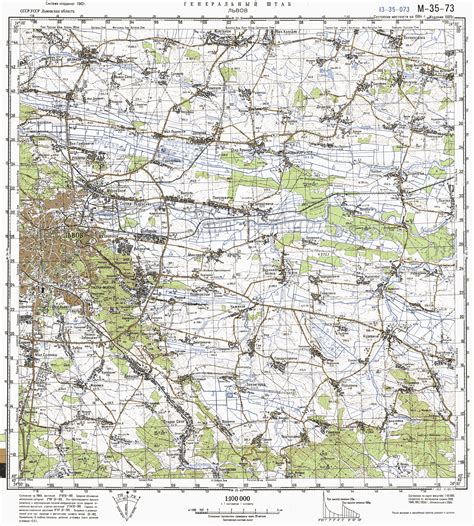 Львов | Подробная топографическая карта Львова, скачать или распечатать ...
