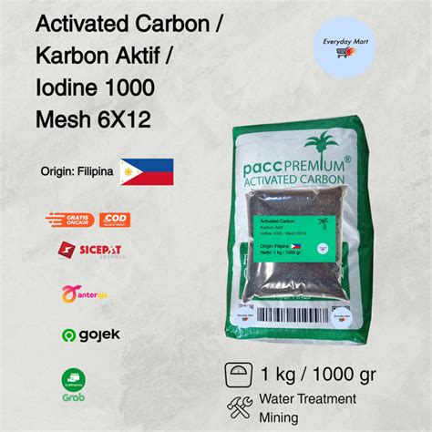 Jual Karbon Aktif Premium Davao Karbon Aktif Iodine 1000 Import