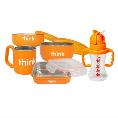 Thinkbaby Bottle Thinkster Straw Orange 9 Oz