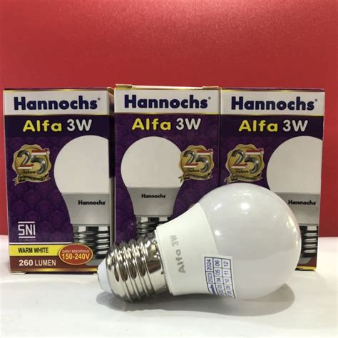 Jual Lampu Led W Hannochs Alfa Warm White Shopee Indonesia