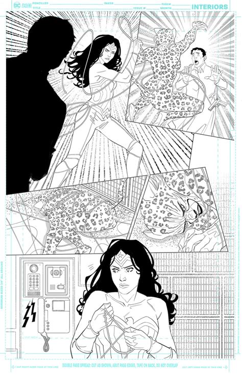 Wonder Woman Page By Marguerite Sauvage