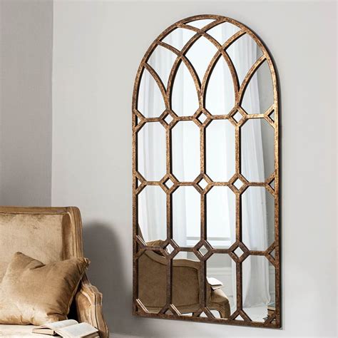 20 Best Collection Of Metal Arch Window Wall Mirrors