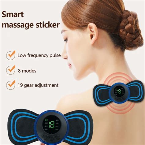 Ems Mini Port Til El Trico Pulso Pesco O Massageador Cervical Volta