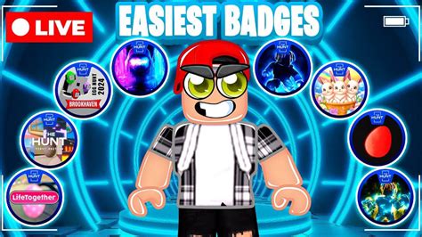 THE EASIEST BADGES IN ROBLOX THE HUNT YouTube