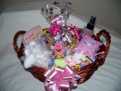 Purrfect Kitty Cat Gift Basket for Cats or Kittens in Pink