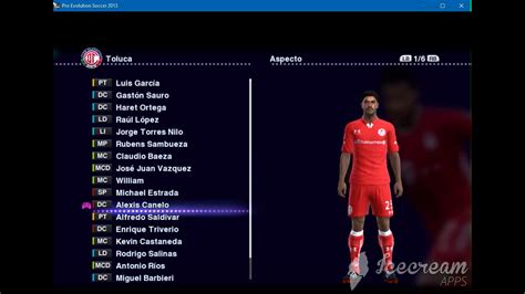 PES 2013 L TOLUCA L GUARDIANES 2021 L LIGA BBVA MX L PARCHE PARA PC