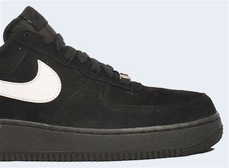 Nike Air Force 1 Low - Black - White - Suede - SneakerNews.com