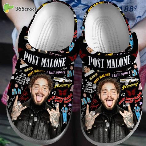 Post Malone Rapper Inspired Comfortable Unique Clog Shoe Special