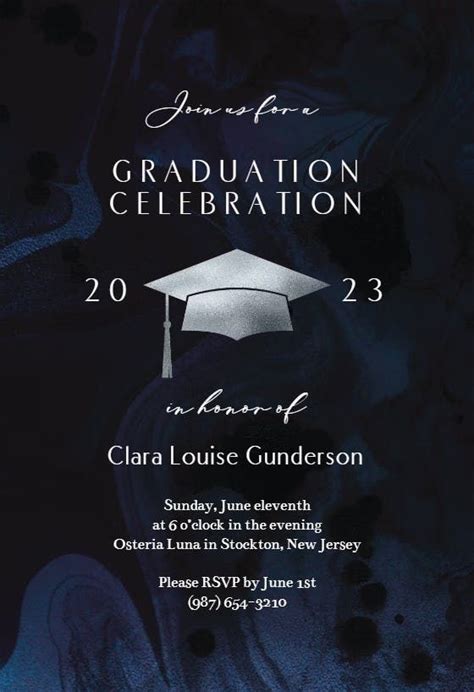 Graduation Celebration Graduation Party Invitation Template