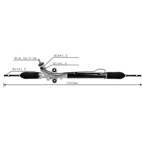 Lhd Hydraulic Steering Rack H Power Steering Racks