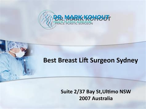 Breast Surgeon Sydney By Dr Mark Kohout Issuu