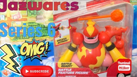 Jazwares Pok Mon S Magmortar Battle Feature Figure Unboxing Review