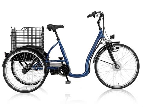 PROPHETE Dreirad E Bike 26 Elektro Fahrrad Pedelec Blau 3 Gang 36 Volt