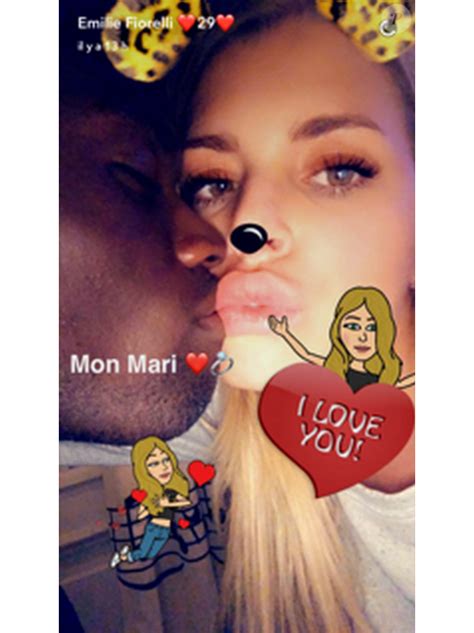 Photo Emilie Fiorelli Et M Baye Niang Mari S En Secret La Photo Qui