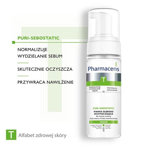 Pharmaceris T Puri Sebostatic pianka głęboko oczyszczająca 150 ml