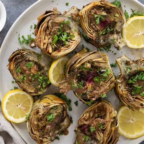 Easy Roasted Artichoke Recipe • Unicorns in the Kitchen