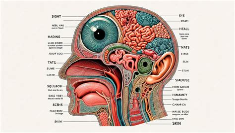 Significado De O Cabeça - Um diagrama de uma cabeça humana mostrando o cérebro e as partes ...