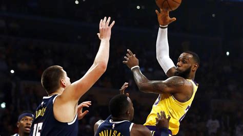 Lebron Notches Triple Double Vs Nuggets As Lakers Make It Back To Back