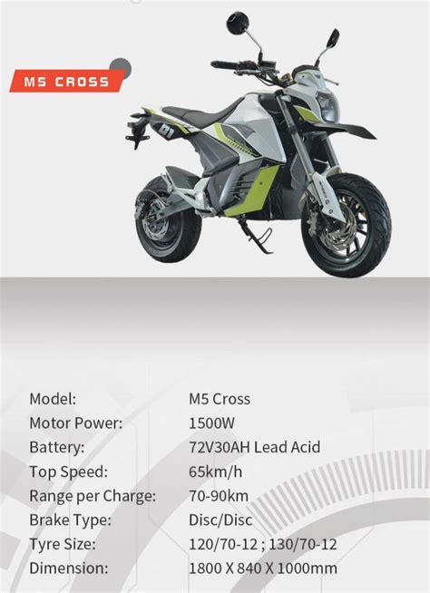 Saige W V Ah Km H High Speed Electric Motorcycle China