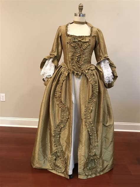 Rococo Marie Antoinette Th Century Robe Alanglaise Simplicity