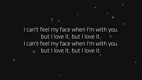 The Weeknd Cant Feel My Face By Tiffany Alvord Lyrics Video Youtube