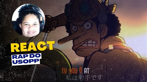 REACT Rap Do Usopp UM BRAVO GUERREIRO DO MAR YouTube