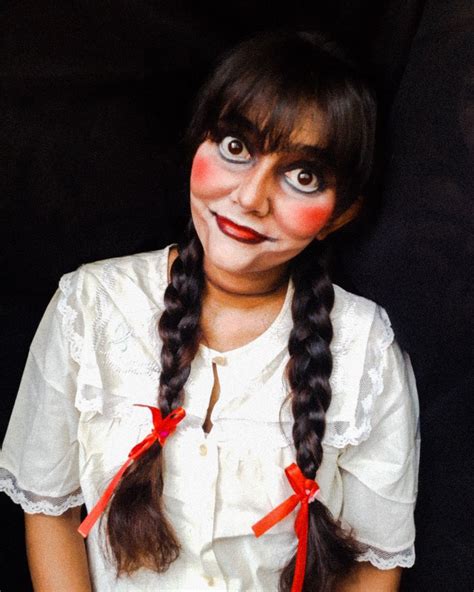 Annabelle makeup | Hair styles, Annabelle makeup, Hair wrap