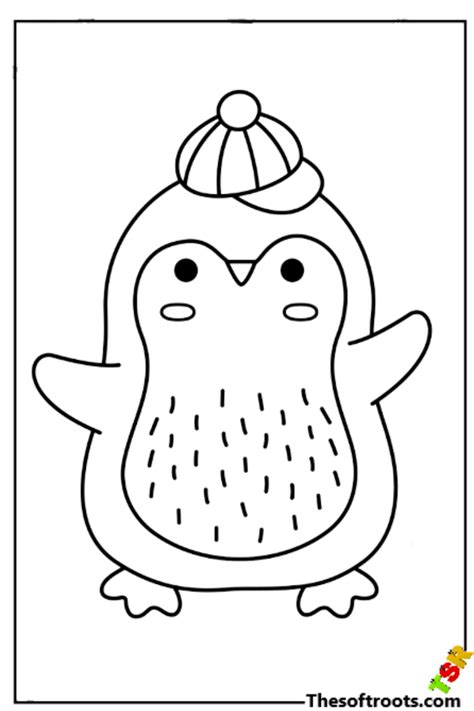 Free Penguin Coloring Pages : r/KidsColoringPages7